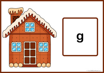 Gingerbread Letter Match G