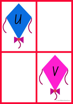 Kite Letter Matching Activity 11