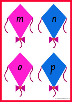 Kite Letter Matching Activity 17