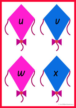 Kite Letter Matching Activity 19
