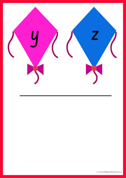 Kite Letter Matching Activity 20