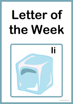Letter Of The Week I, teaching alphabet