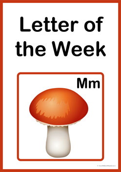 Letter Of The Week M, letter worksheets