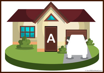 House Alphabet A