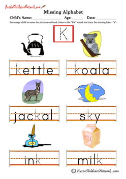 teaching alphabet