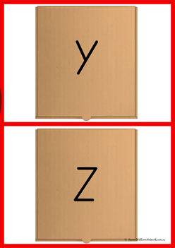 Pizza Alphabet Matching 13