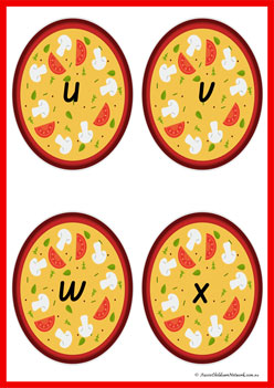 Pizza Alphabet Matching 19
