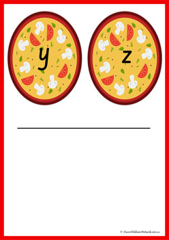 Pizza Alphabet Matching 20