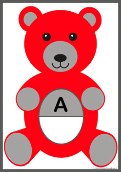 Teddy Alphabet Matching A