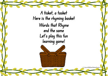 Rhyming Basket Song 1