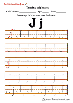 tracing alphabet worksheets aussie childcare network