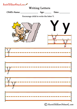 teaching to write alphabet