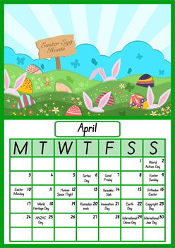 2023 Calendar Events Posters Apr