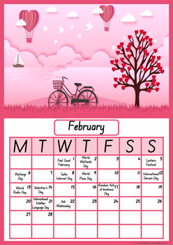 2023 Calendar Events Posters Feb