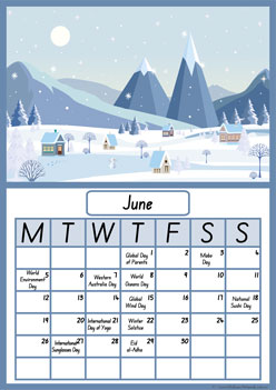 2023 Calendar Events Posters June