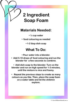 2 Ingredient Soap Foam