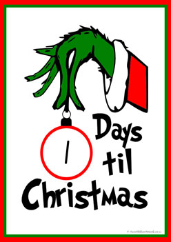 Christmas Countdown Posters 1