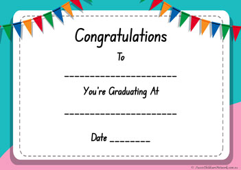 Graduation Certificates 1