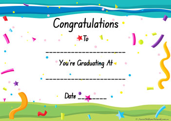 Graduation Certificates 3