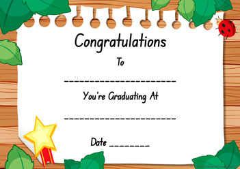 Graduation Certificates 4