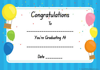 Graduation Certificates 5