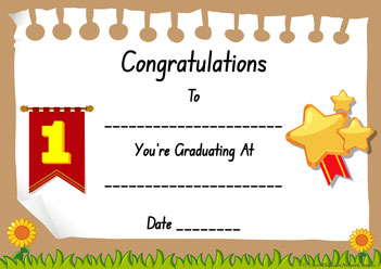 Graduation Certificates 6