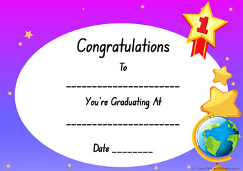 Graduation Certificates 9