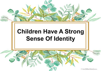 Mtop Main Outcomes 1 Children Have A Strong Sense Of Identity display posters oosh servcies