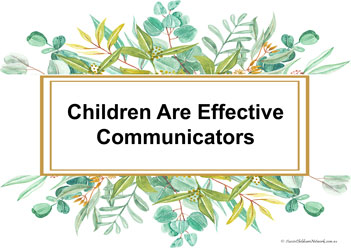Mtop Main Outcomes 5 Children are Effective Communicators display posters