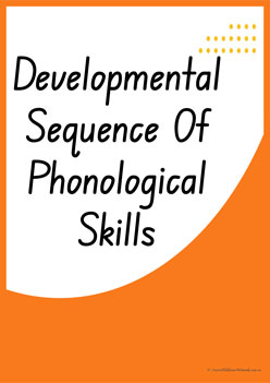 Developmental Sequence Of Phonological Skills 1
