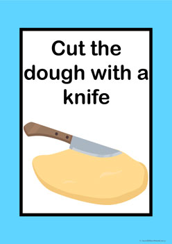 Play Dough Task Cards 4, playdough instructions