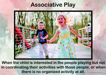 Stages Of Play Posters 5, associative play posters