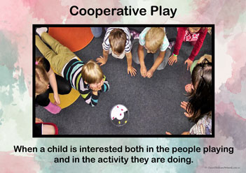 Stages Of Play Posters 6, cooperative play posters