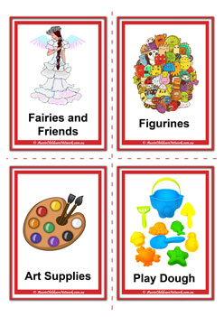 toy bin labels childcare children's toys pack away toy labels