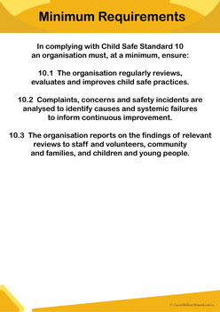 Victoria Child Safe Standards10 2