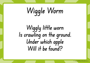 Wiggle Worm Posters 1
