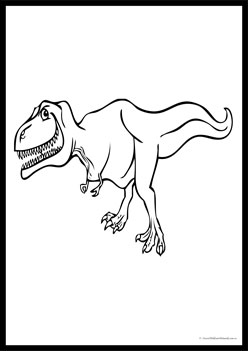 Dinosaur Colouring Pages 1