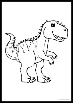 Dinosaur Colouring Pages 10