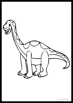 Dinosaur Colouring Pages 11