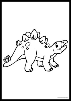 Dinosaur Colouring Pages 15