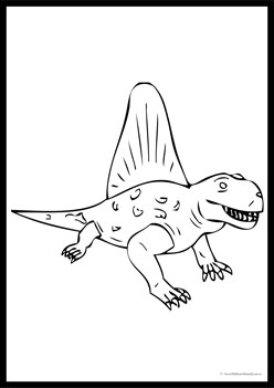 Dinosaur Colouring Pages 18