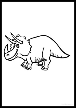 Dinosaur Colouring Pages 2
