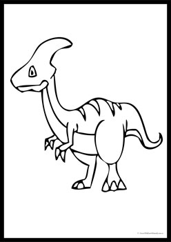 Dinosaur Colouring Pages 7