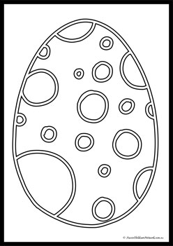 Easter Egg Colouring Pages 2