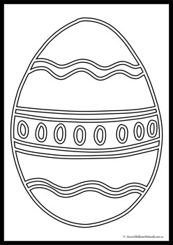 Easter Egg Colouring Pages 4