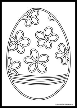 Easter Egg Colouring Pages 5