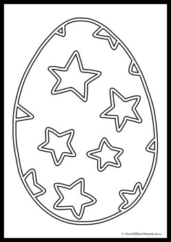 Easter Egg Colouring Pages 8