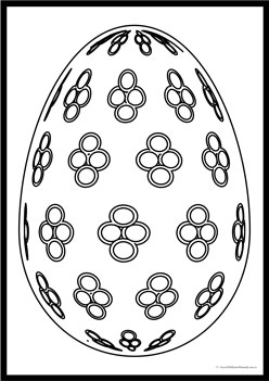 Egg Pattern Colouring 6