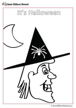 Halloween Witch Colouring Pages