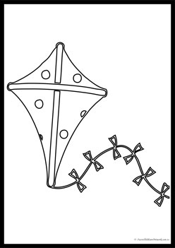 Kite Colouring Pages 10